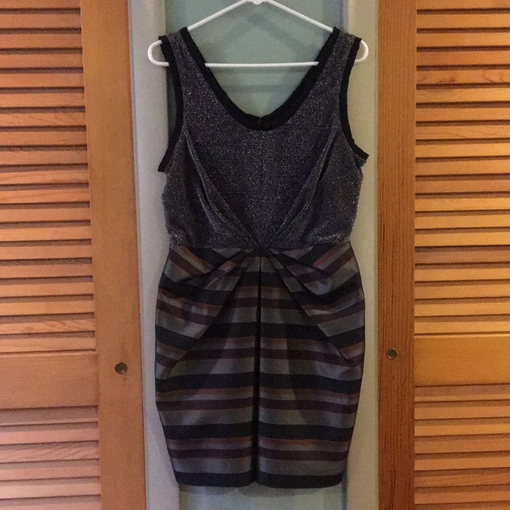 Sparkle and stripe dress